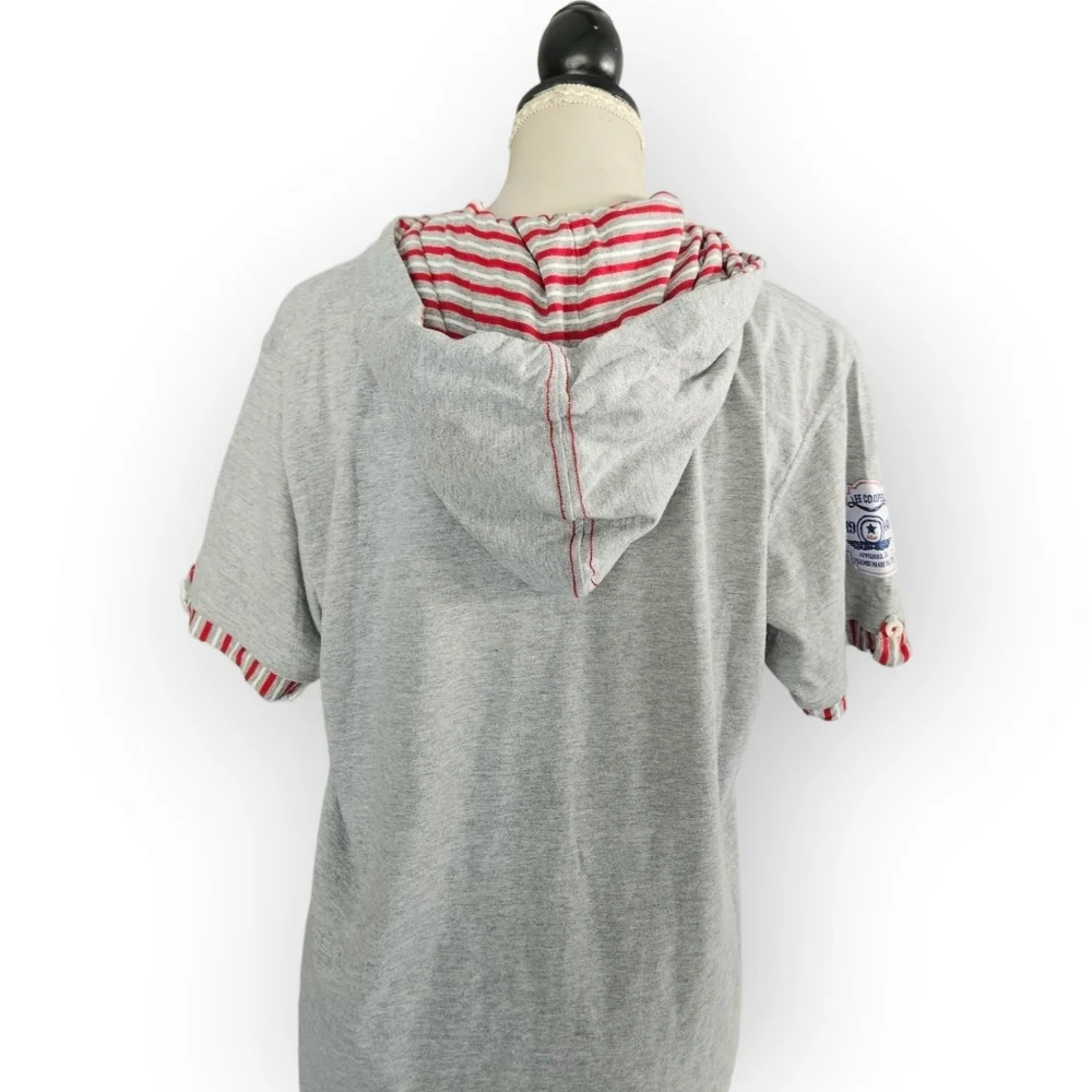 Lee Cooper | Unisex Shirt With Hood |Size Medium |  NWT - Picture 6 of 9